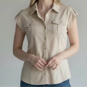 Style and Co. Cream Snap up